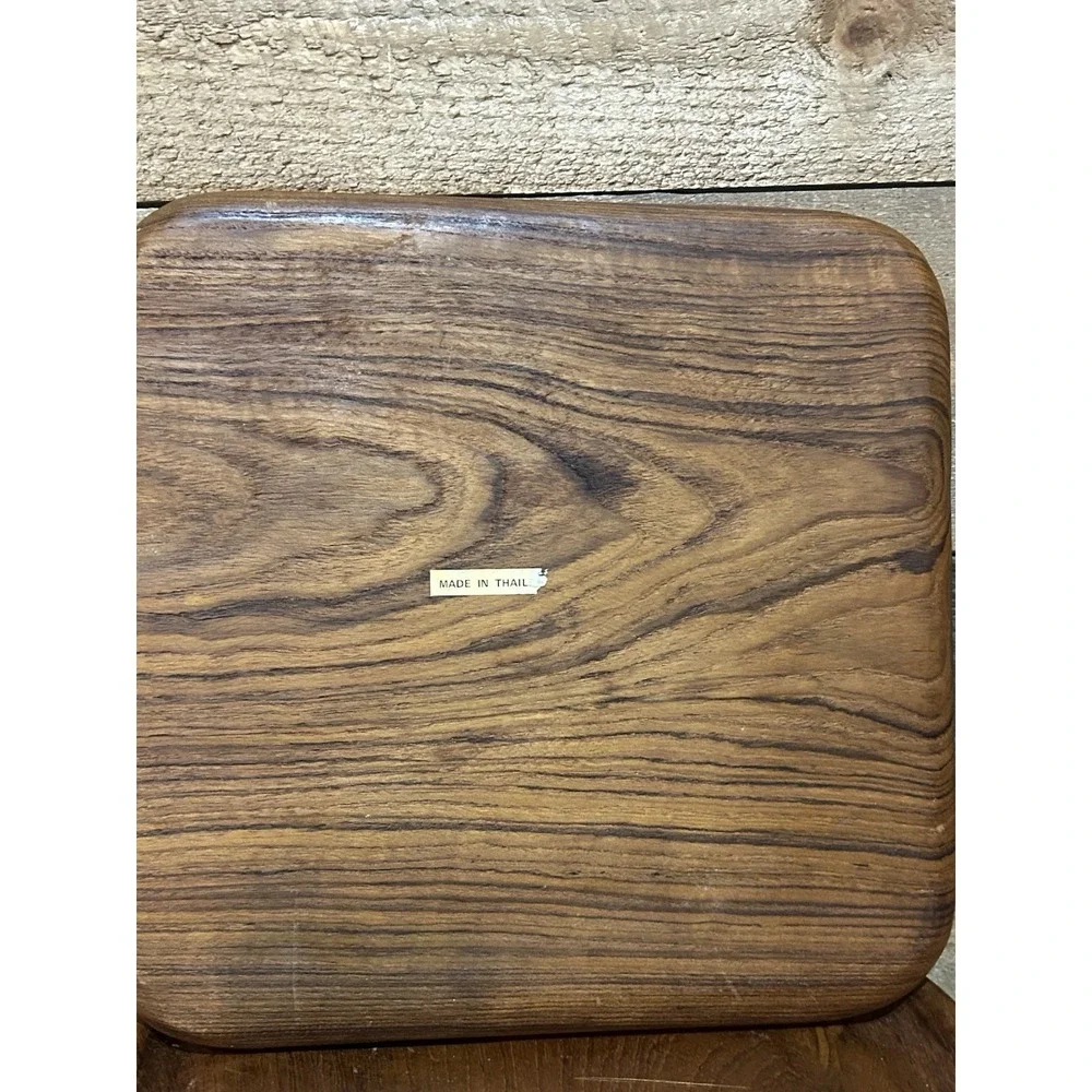 Teak‎ Wood Serving Tray Platters 12